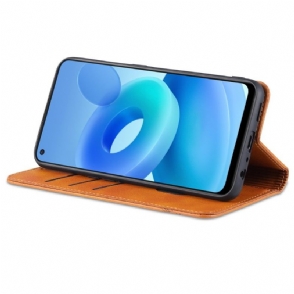Cover voor Oppo A74 4G Portemonnee Azns Kunstleer