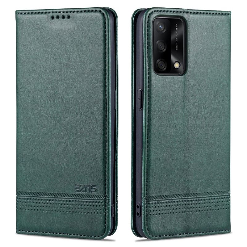 Cover voor Oppo A74 4G Portemonnee Azns Kunstleer