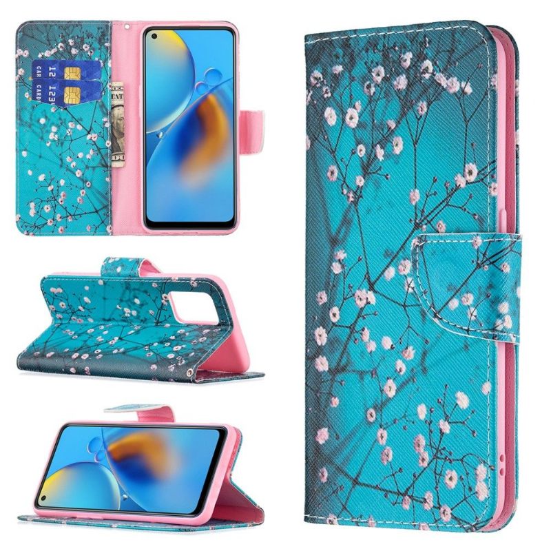 Folio-hoesje voor Oppo A74 4G Bloeiende Takken