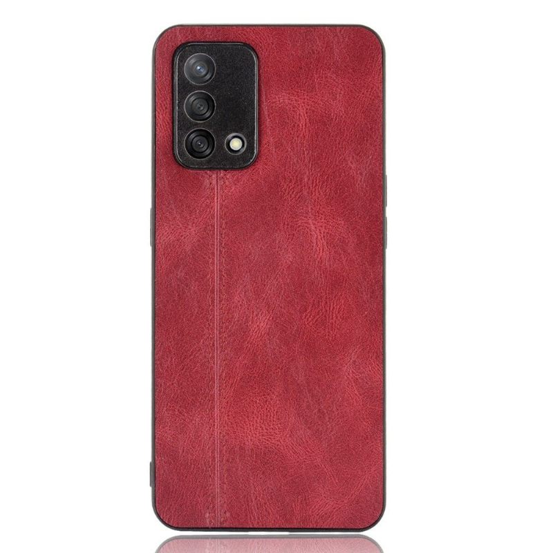 Hoesje voor Oppo A74 4G Ledereffect