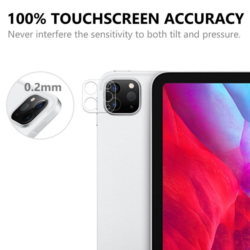 iPad Pro 12.9 (2020) - 2 Films Van Gehard Glas Voor Achteruitrijcameralens