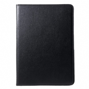 iPad Pro 12.9 (2020) 360 Graden Draaibare Lychee Kunstleren Hoes