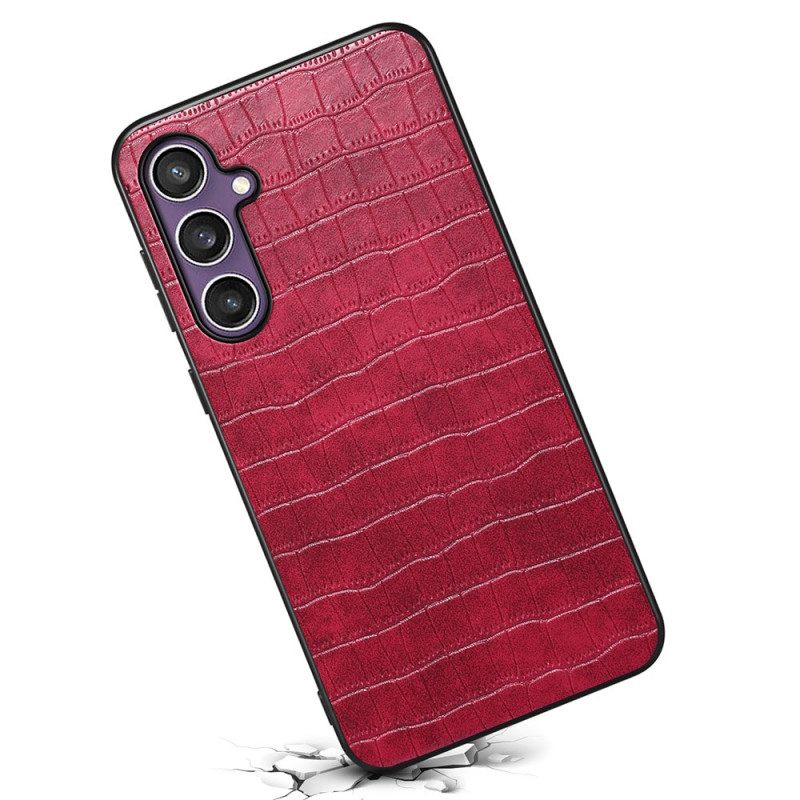 Case Hoesje Samsung Galaxy S25 5g Telefoonhoesje Krokodillenprint
