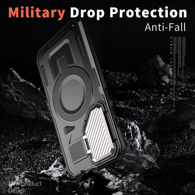 Case Hoesje Samsung Galaxy S25 5g Telefoonhoesje Magsafe Compatibele Houder En Lensbeschermer