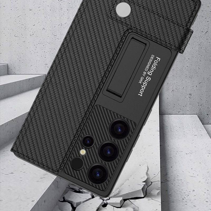 Case Hoesje Samsung Galaxy S25 5g Telefoonhoesje Premium Kaarthouder En Standaard