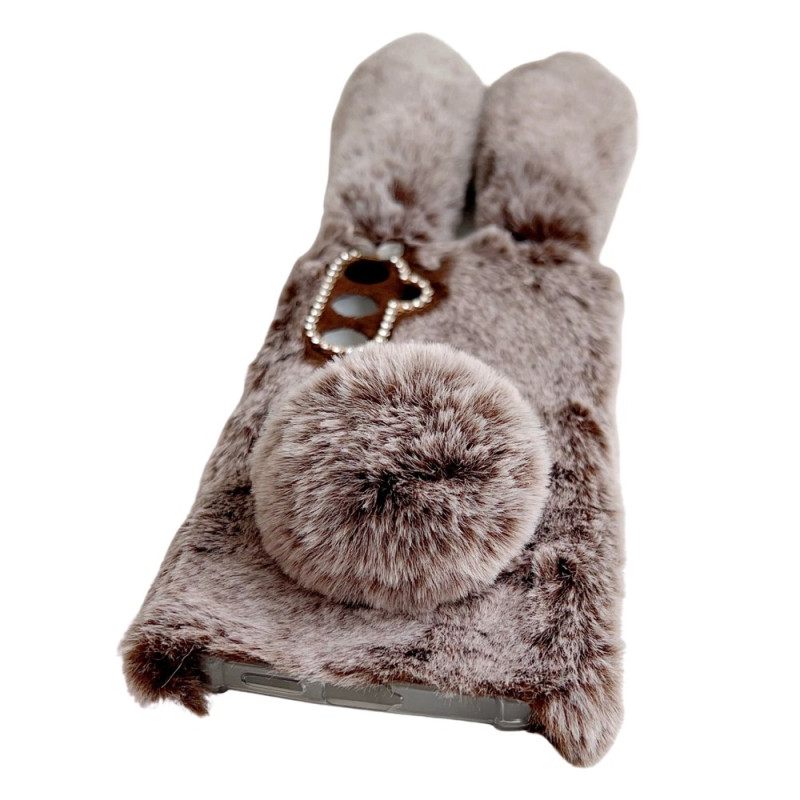 Cover Hoesje Samsung Galaxy S25 5g Telefoonhoesje Pluche Konijn