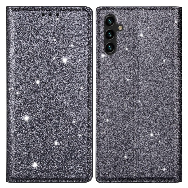 Folio-hoesje Samsung Galaxy S25 5g Pailletten Bescherming Hoesje