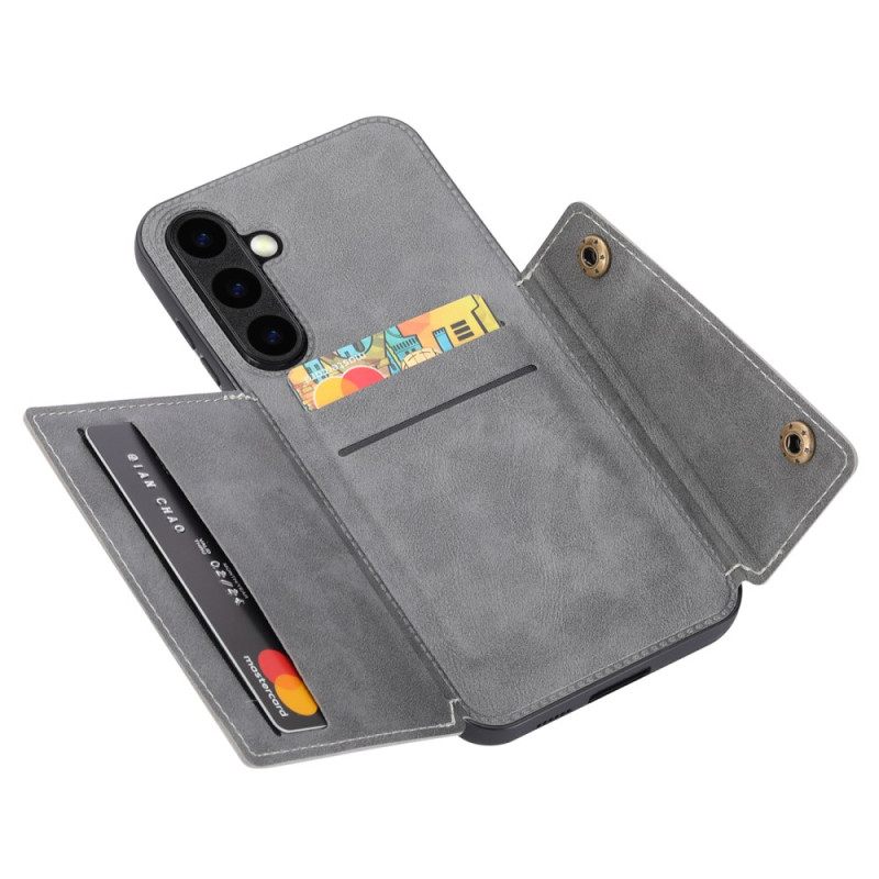 Hoesje Samsung Galaxy S25 5g Kaarthouder En Standaard