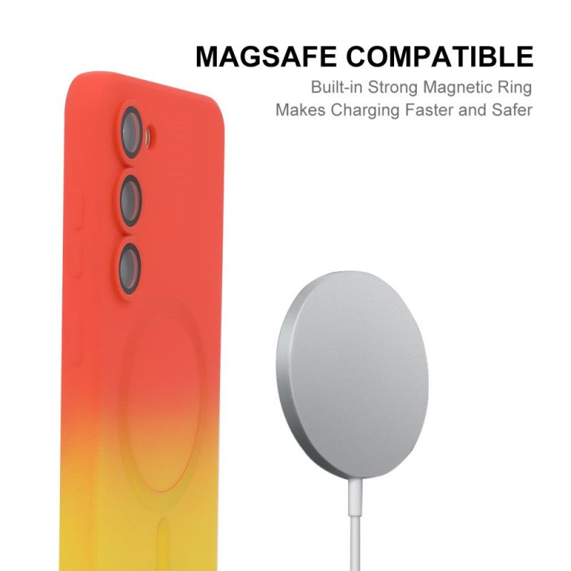 Hoesje Samsung Galaxy S25 5g Magsafe Compatibel Ontwerp Met Kleurverloop