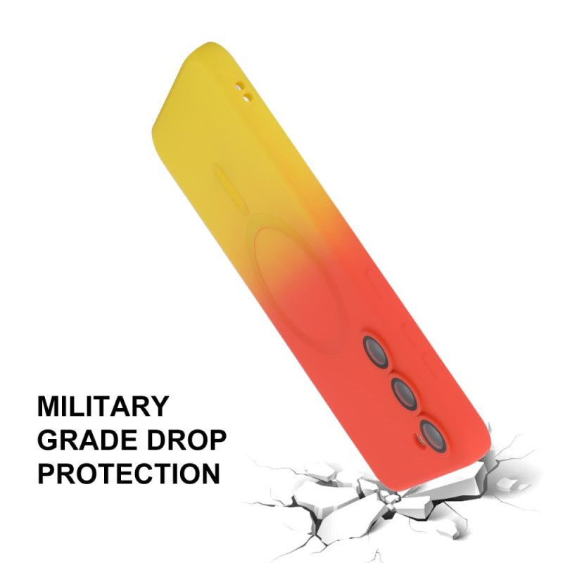 Hoesje Samsung Galaxy S25 5g Magsafe Compatibel Ontwerp Met Kleurverloop