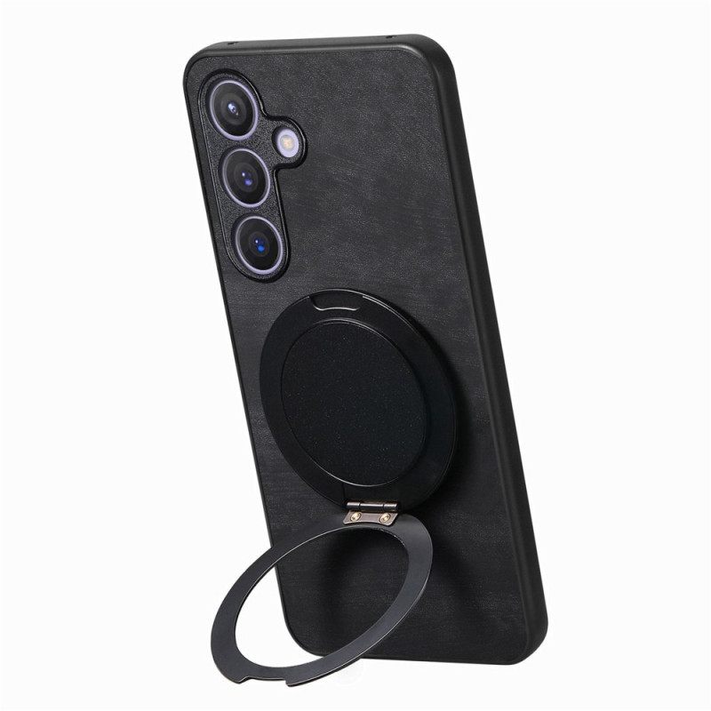 Hoesje Samsung Galaxy S25 5g Magsafe-compatibel Vintage Suède-effect