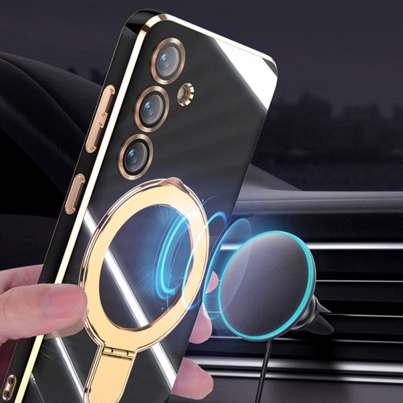 Hoesje Samsung Galaxy S25 5g Magsafe-compatibele Standaard Bescherming Hoesje