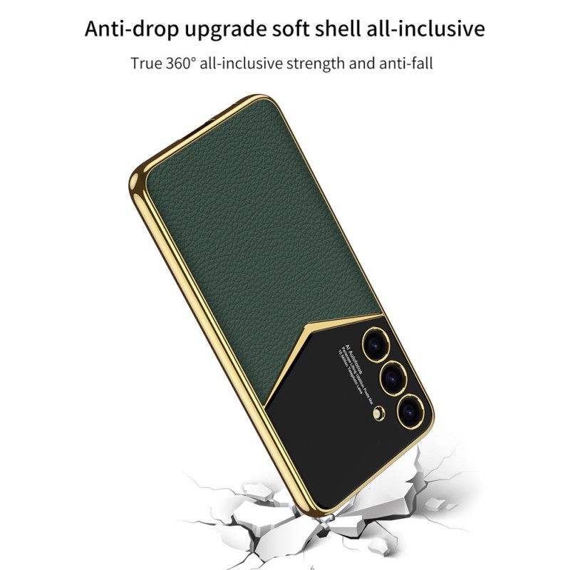 Hoesje Samsung Galaxy S25 5g Rand In Metallic Stijl