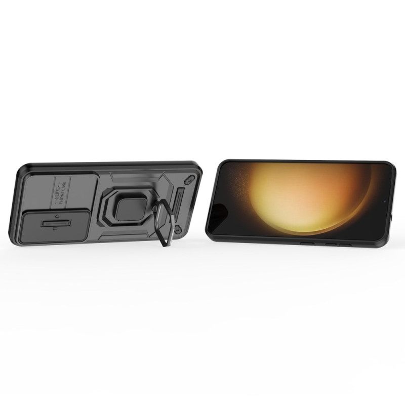 Hoesje Voor Samsung Galaxy S25 5g Duurzame Ringcase Met Camerabeschermer