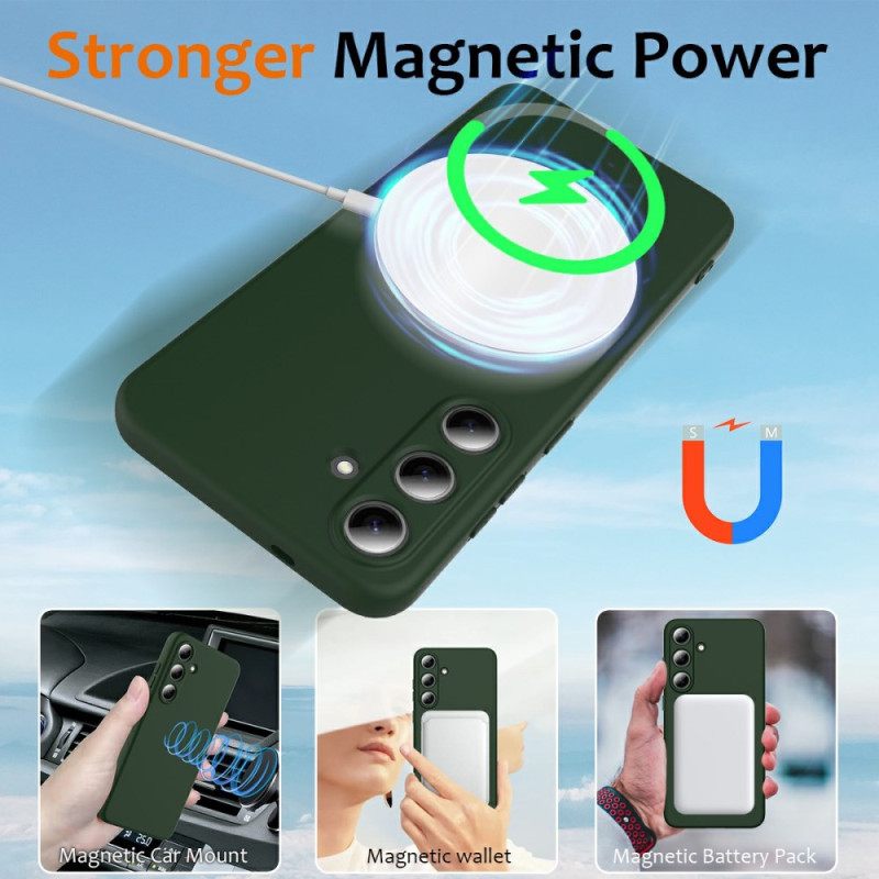 Hoesje Voor Samsung Galaxy S25 5g Magsafe-compatibel Met Draagkoord