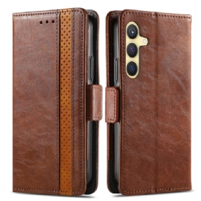 Leren Hoesje Samsung Galaxy S25 5g Caseneo Rfid Bescherming Bescherming Hoesje