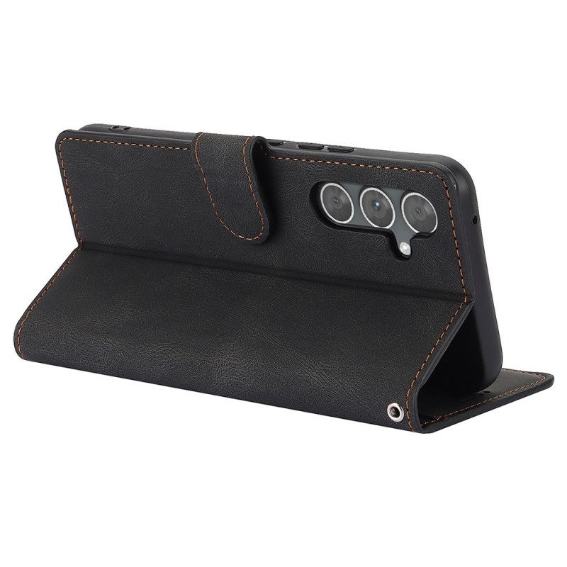 Leren Hoesje Samsung Galaxy S25 5g Wild Bescherming Hoesje