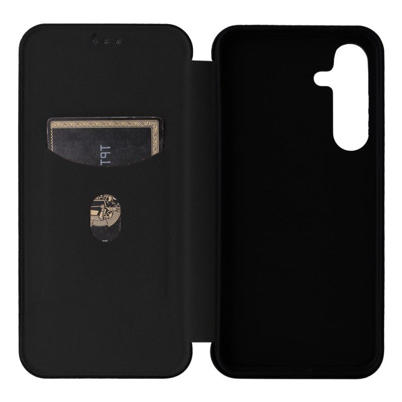 Leren Hoesje Voor Samsung Galaxy S25 5g Koolstofvezel