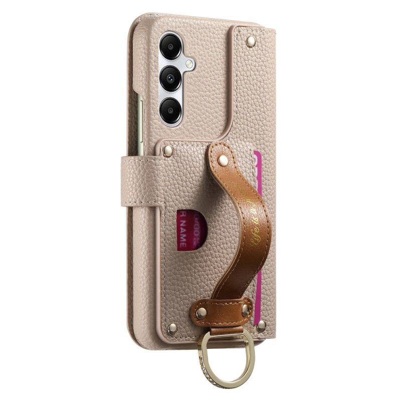 Leren Hoesje Voor Samsung Galaxy S25 5g Rfid-blokkering Van Imitatieleer