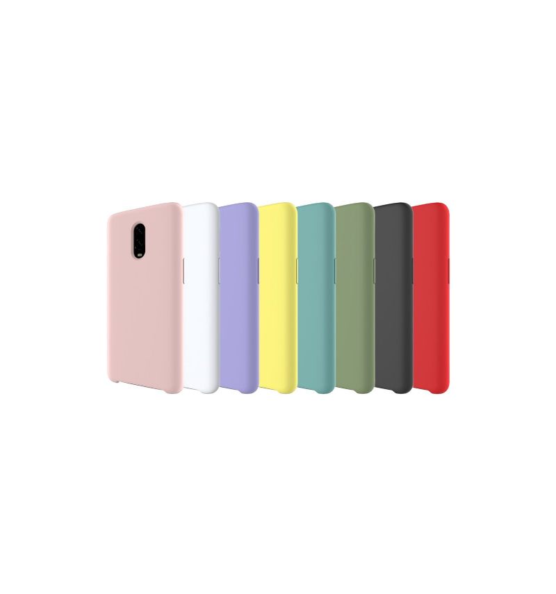 Hoesje voor OnePlus 6T Vloeibare Siliconen