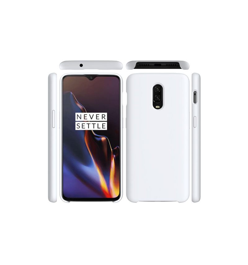 Hoesje voor OnePlus 6T Vloeibare Siliconen