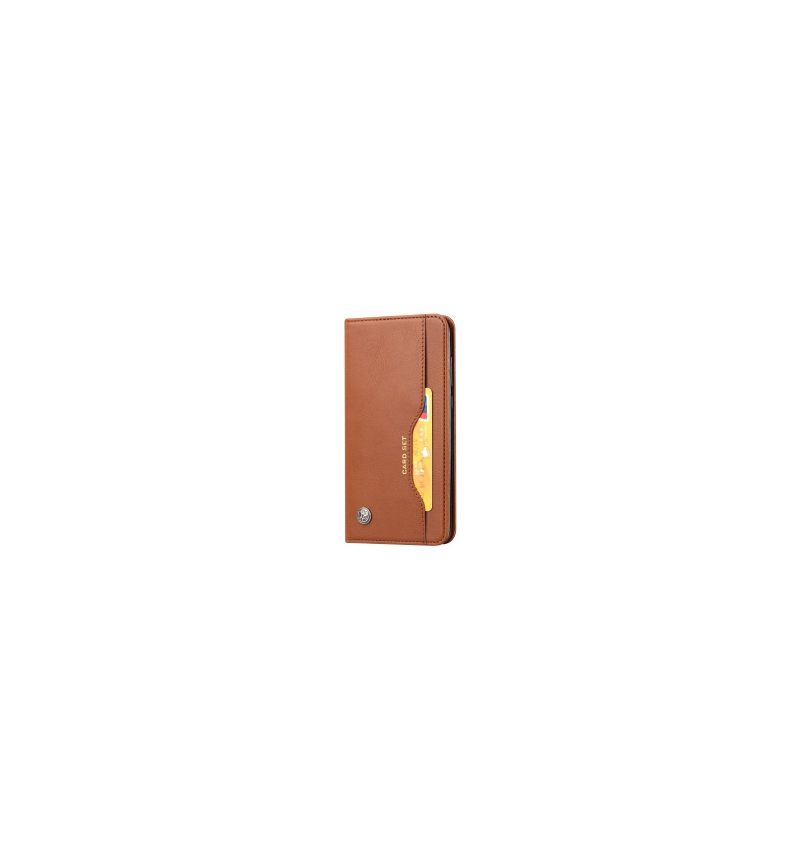 Leren Hoesje voor OnePlus 6T Leren Stand Case