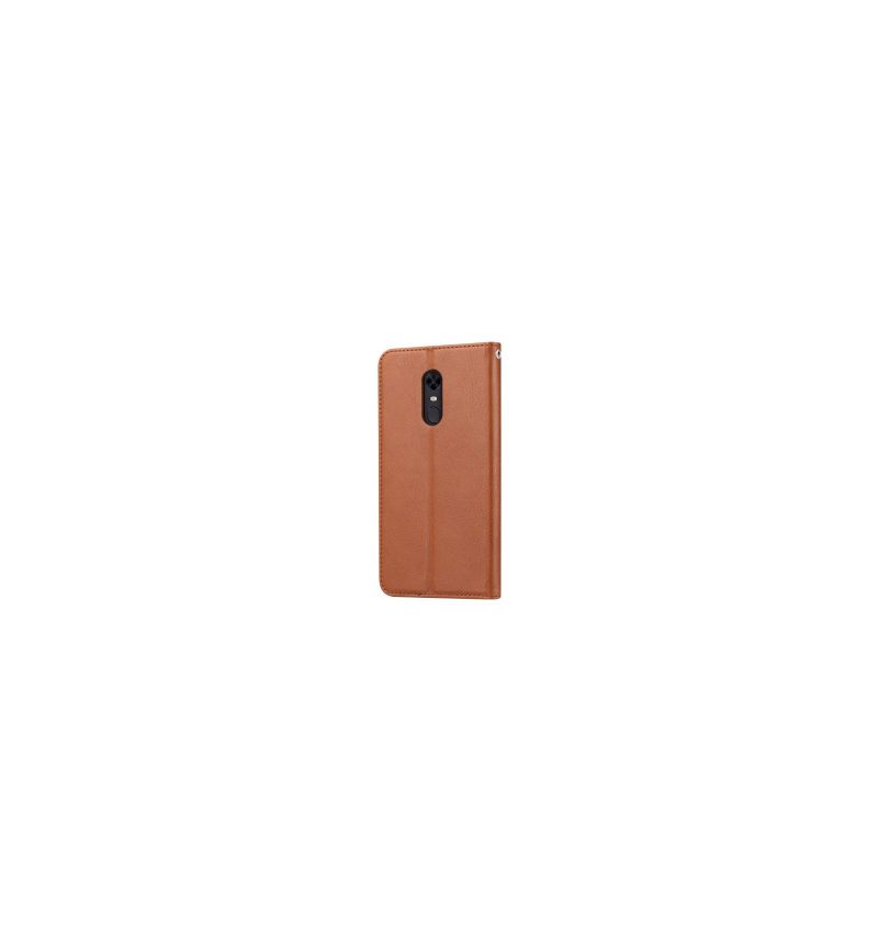 Leren Hoesje voor OnePlus 6T Leren Stand Case
