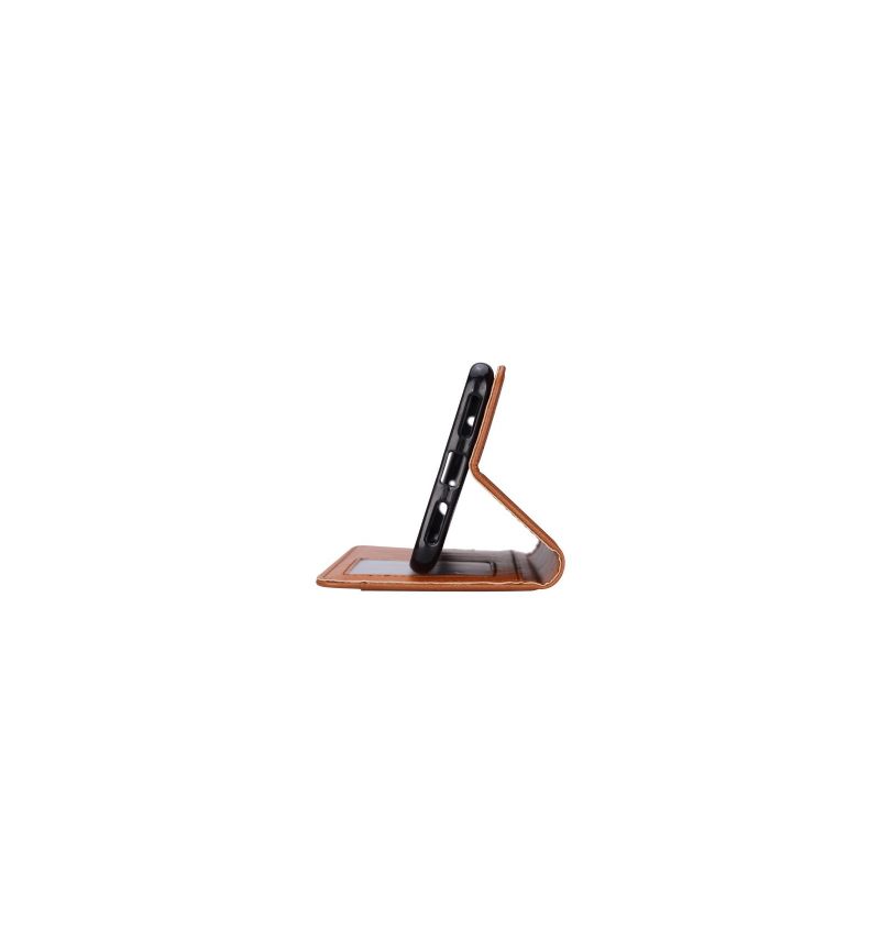 Leren Hoesje voor OnePlus 6T Leren Stand Case