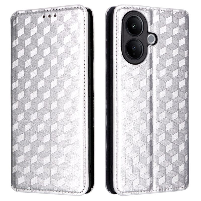 Folio-hoesje Vivo V60 Lite Telefoonhoesje Diamantpatroon