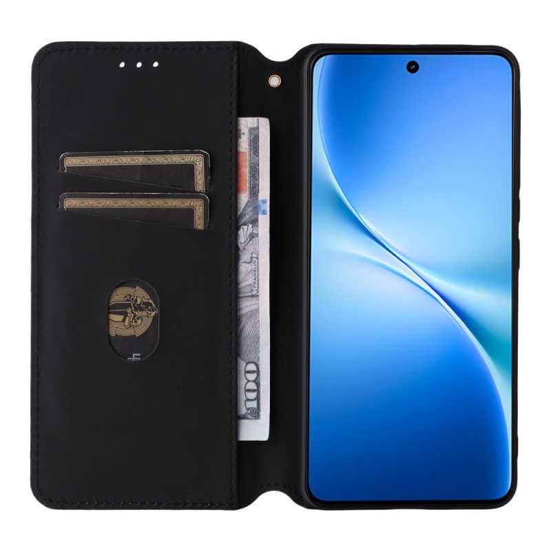 Folio-hoesje Vivo V60 Lite Telefoonhoesje Diamantpatroon
