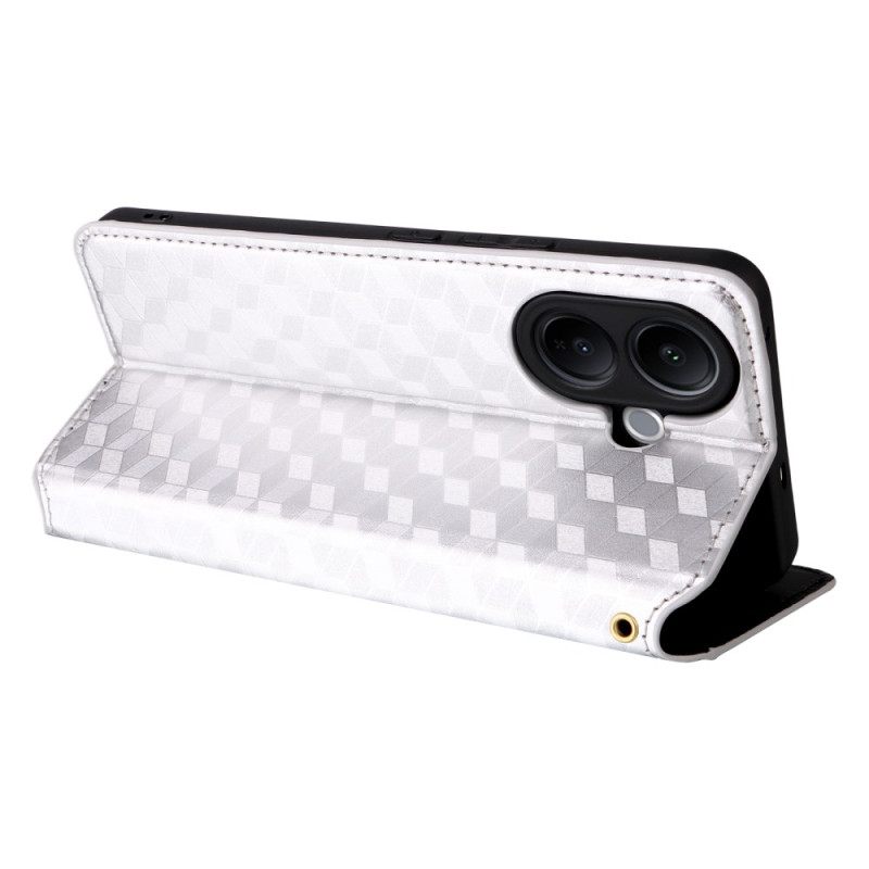 Folio-hoesje Vivo V60 Lite Telefoonhoesje Diamantpatroon