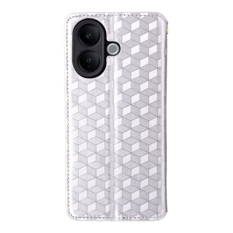 Folio-hoesje Vivo V60 Lite Telefoonhoesje Diamantpatroon