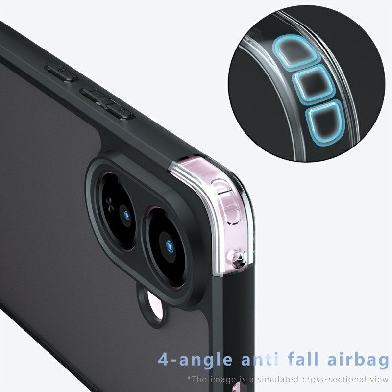 Hoesje Vivo V60 Lite Airbags Met Matte Afwerking Bescherming Hoesje