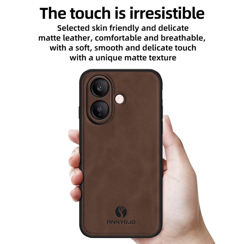 Hoesje Vivo V60 Lite Verstevigd Leereffect