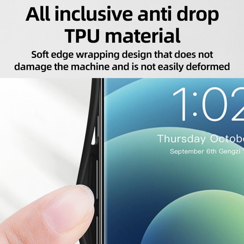 Hoesje Vivo V60 Lite Verstevigd Leereffect