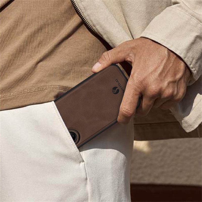 Hoesje Vivo V60 Lite Verstevigd Leereffect