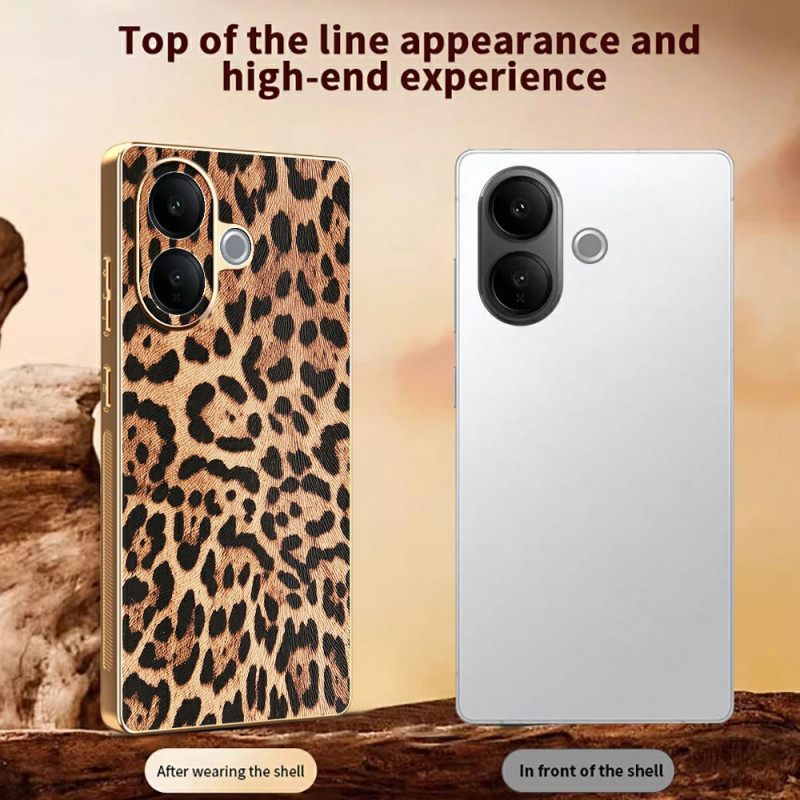 Hoesje Voor Vivo V60 Lite Luipaardprint