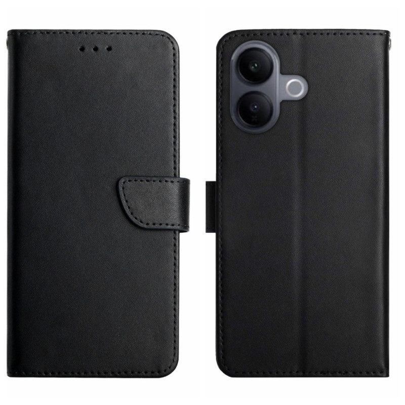 Leren Hoesje Voor Vivo V60 Lite Nappa Leer Met Textuur