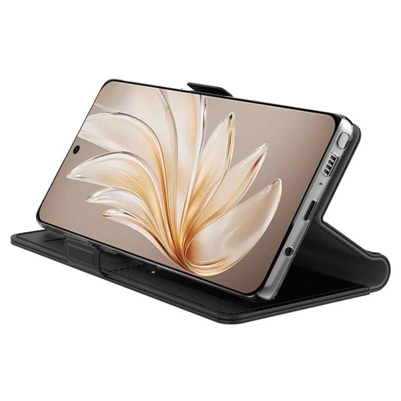 Leren Hoesje Voor Vivo V60 Lite Spiegel En Kaarthouder