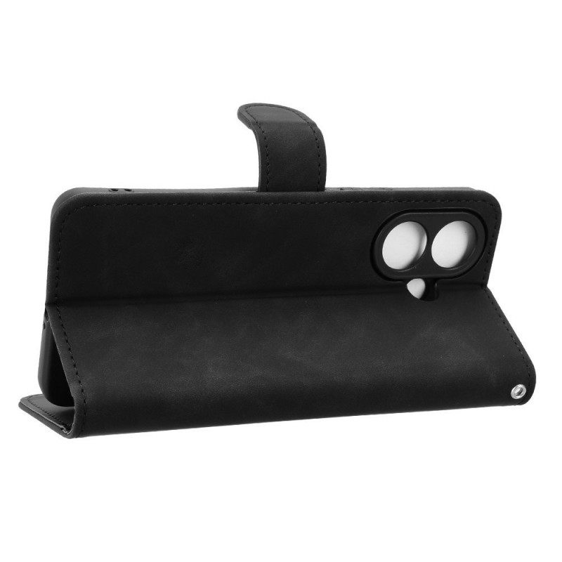 Leren Hoesje Voor Vivo V60 Lite Suède-effect