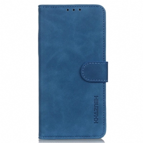 Flip Case voor Poco M4 5G Khazneh Ledereffect