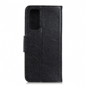 Flip Case voor Xiaomi Mi 10T / 10T Pro Verouderde Lederen Stijl