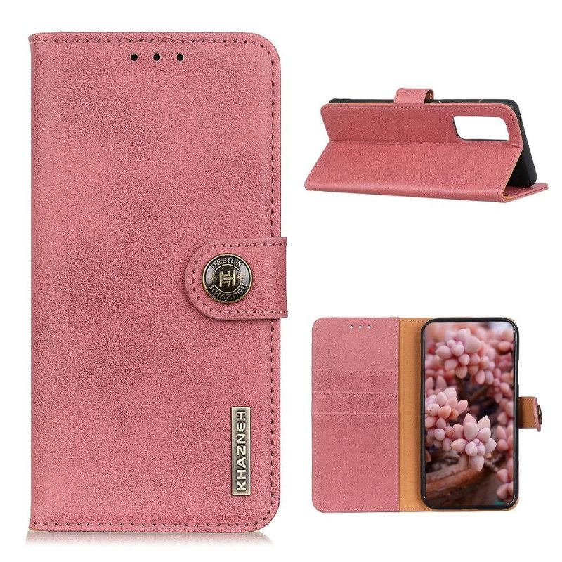 Folio-hoesje voor Xiaomi Mi 10T / 10T Pro Khazneh Leereffect