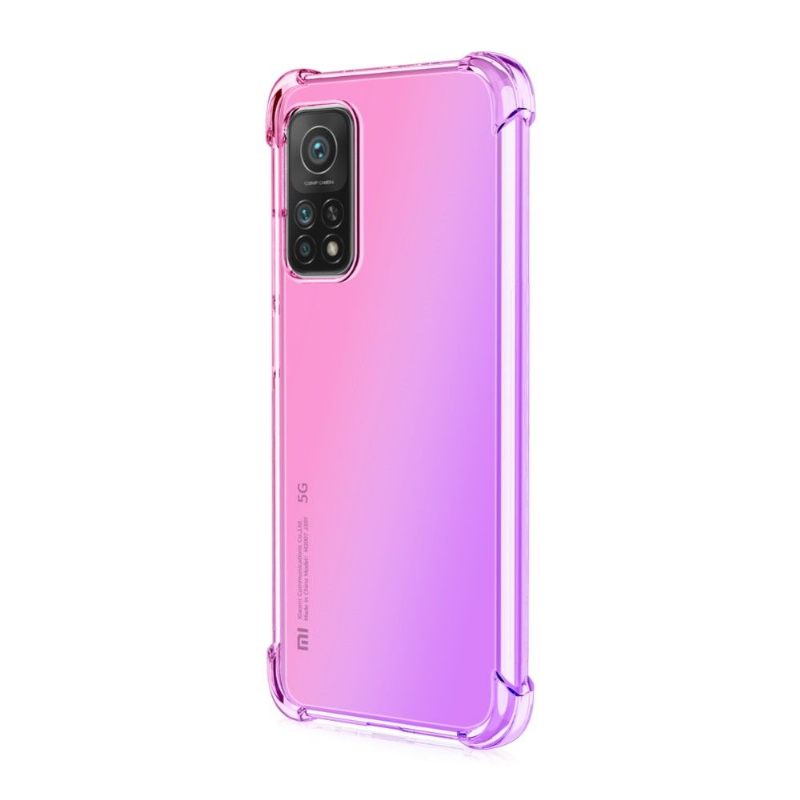 Hoesje voor Xiaomi Mi 10T / 10T Pro Anti-fall T / Mi 10t Pro Transparant Tweekleurig