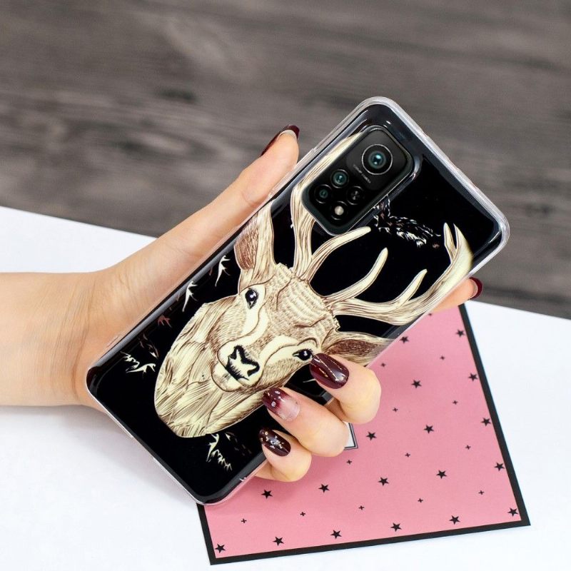 Telefoonhoesje voor Xiaomi Mi 10T / 10T Pro T / Mi 10t Pro Lichtgevende Wapiti
