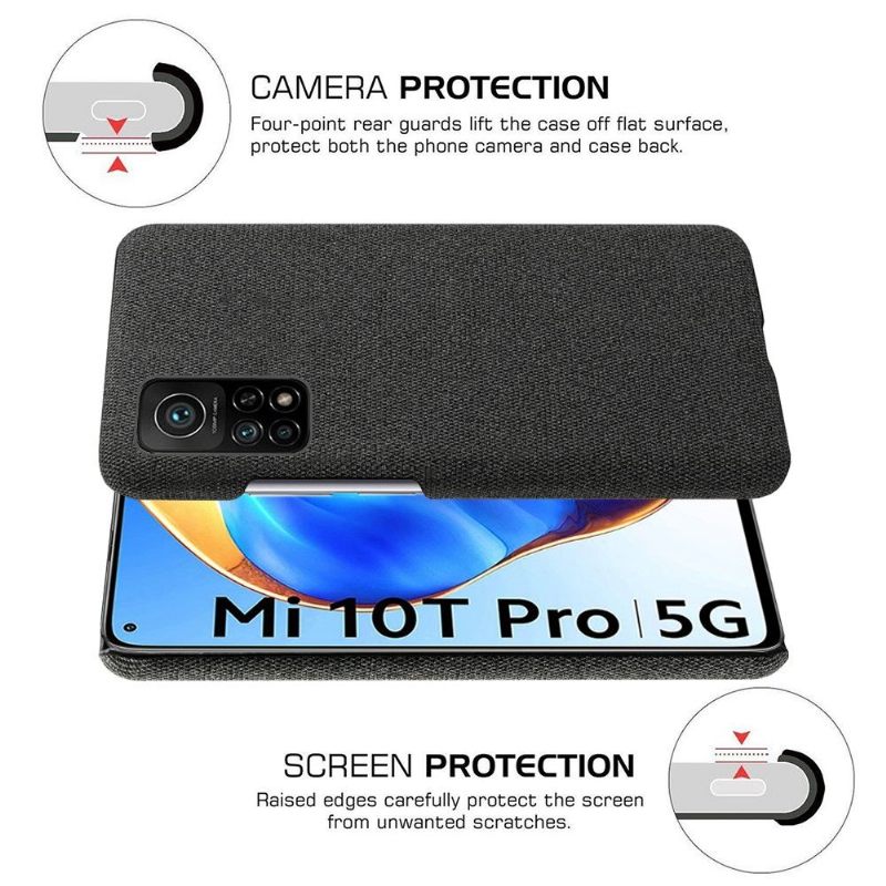 Telefoonhoesje voor Xiaomi Mi 10T / 10T Pro T / Mi 10t Pro Stoffen Hoes