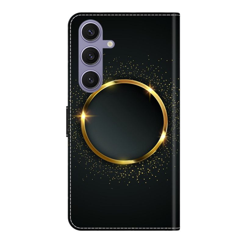 Bescherming Hoesje Samsung Galaxy S25 Plus 5g Gouden Cirkel