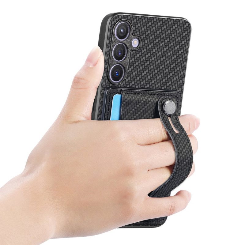 Case Hoesje Samsung Galaxy S25 Plus 5g Telefoonhoesje Bandje En Kaarthouder