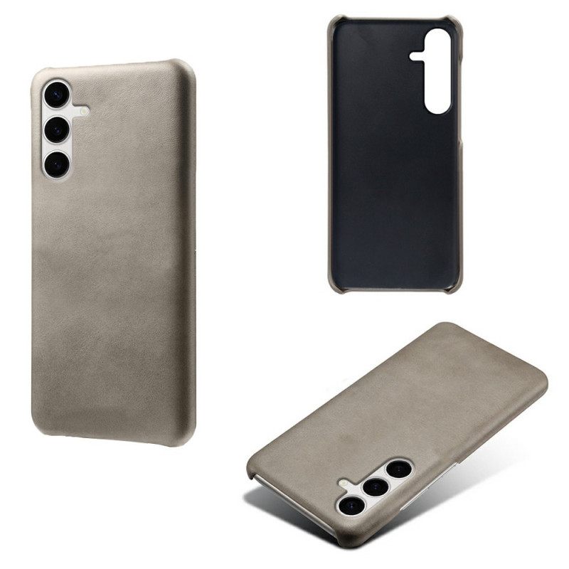 Cover Hoesje Samsung Galaxy S25 Plus 5g Telefoonhoesje Leer-effect