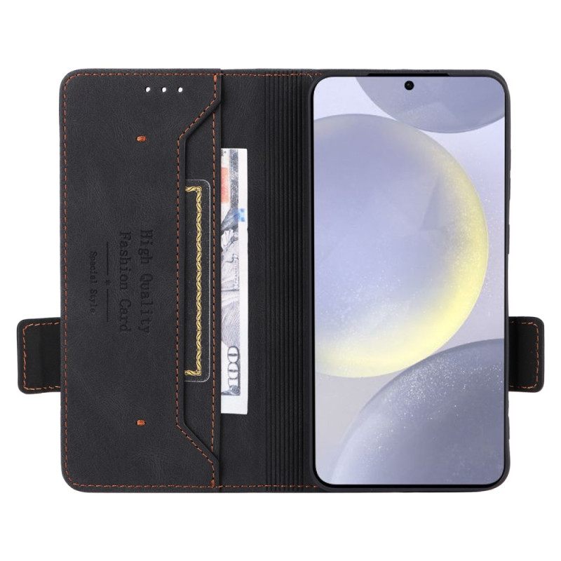 Flip Case Leren Samsung Galaxy S25 Plus 5g Retro